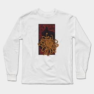 Red lantern of the blossoming golden chrysanthemum Long Sleeve T-Shirt